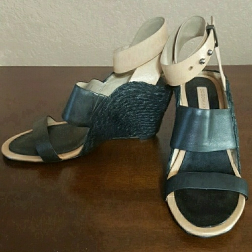 *NWOT BCBG Destin Espadrille Sandal Wedges